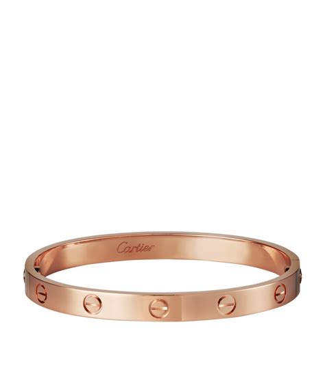 cartier rose gold bracelet love|cartier love bracelet price euros.